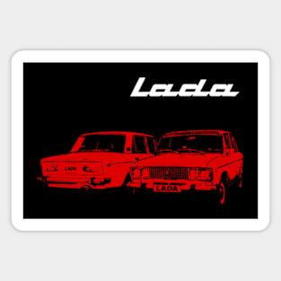 1970s LADA BROCHURE - red Magnet